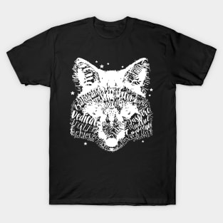 Typography White Fox T-Shirt